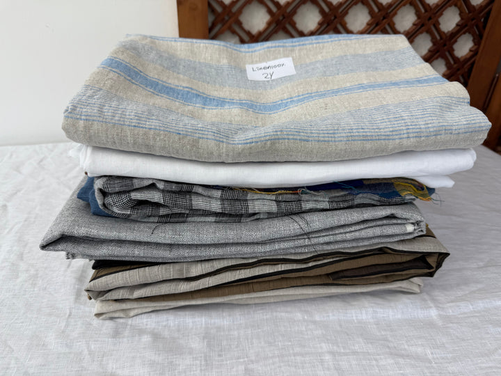 24.5 y of Woven Fabric of Linen - Surprise Box No.51
