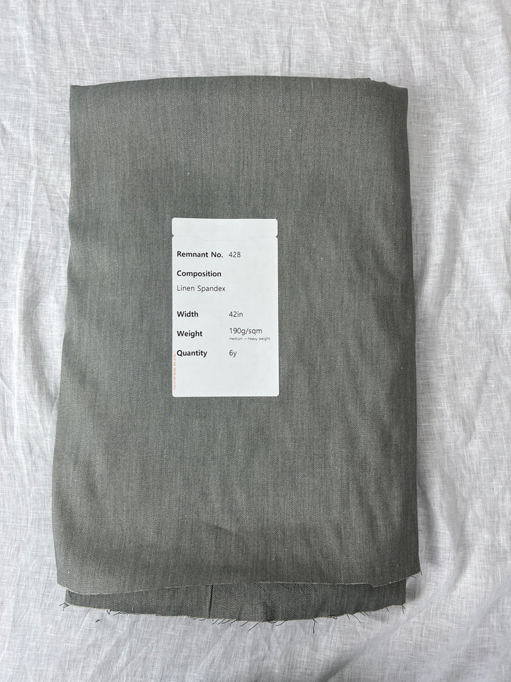 Remnant Fabric #428 - Linen Spandex - 6y
