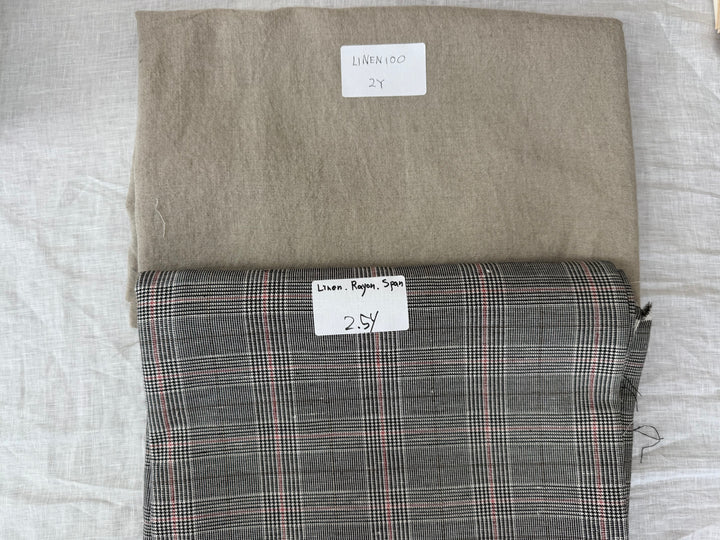 24 y of Woven Fabric of Linen - Surprise Box No.44