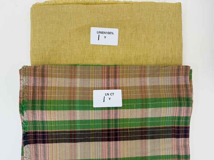 23y of Woven Fabric of Linen - Surprise Box No.71