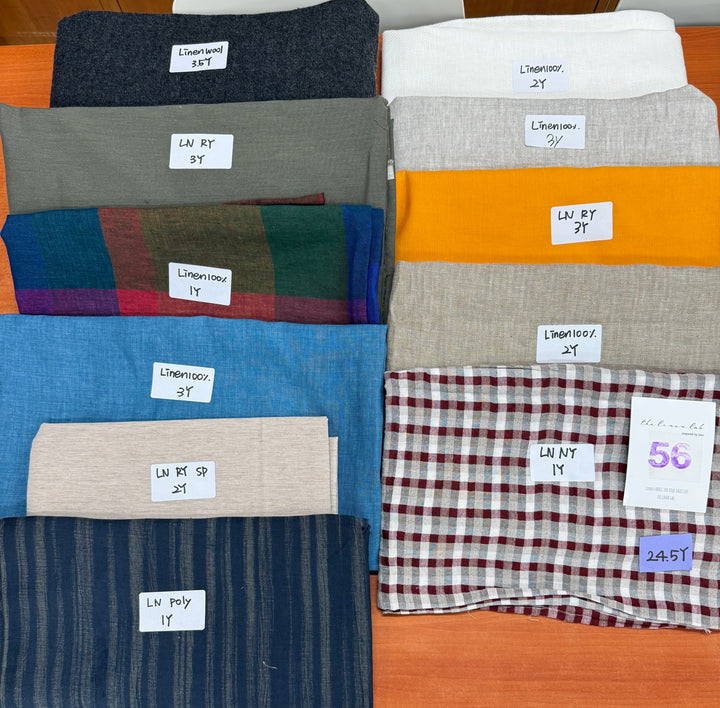 24.5 of Woven Fabric of Linen - Surprise Box No.56