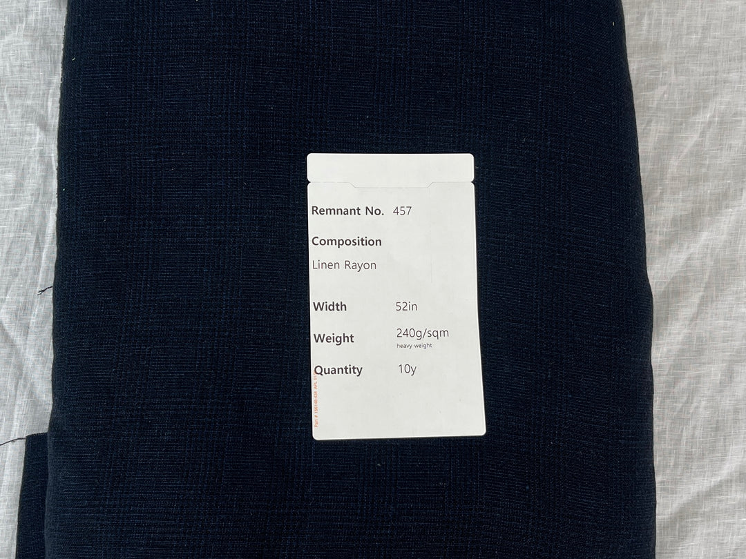 Remnant Fabric #457 - Linen Rayon - 10y