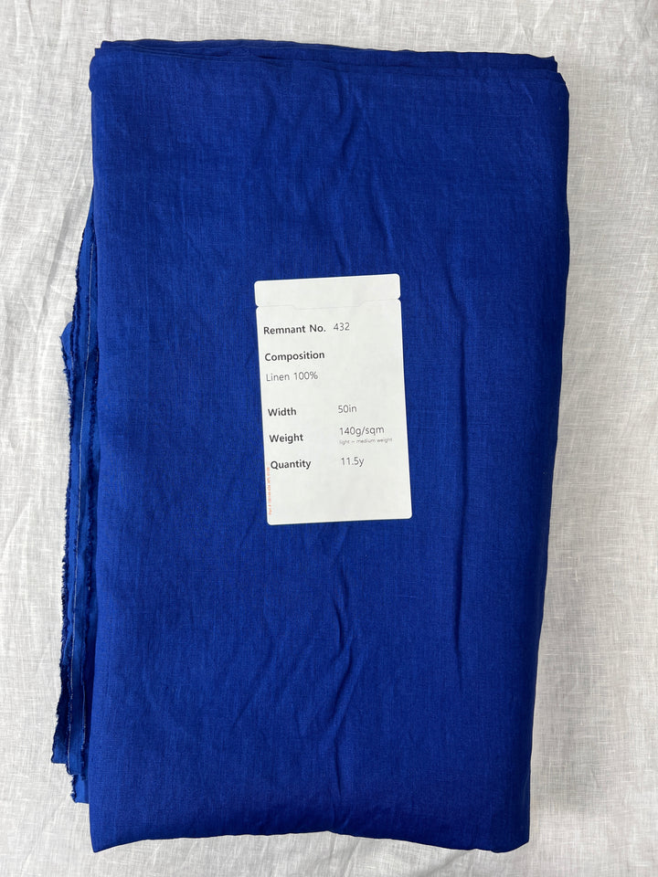 Remnant Fabric #432 - Linen 100%  - 11.5y