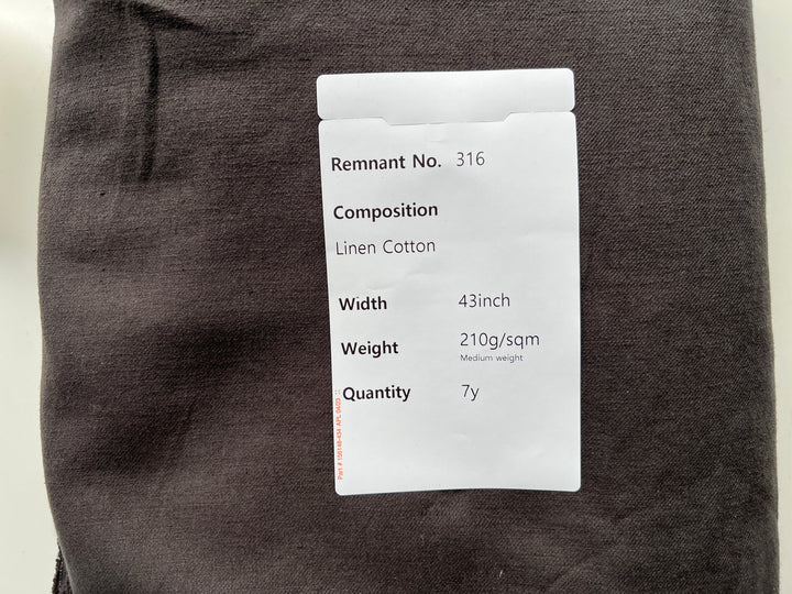 Remnant Fabric #316 - Linen Cotton 7y