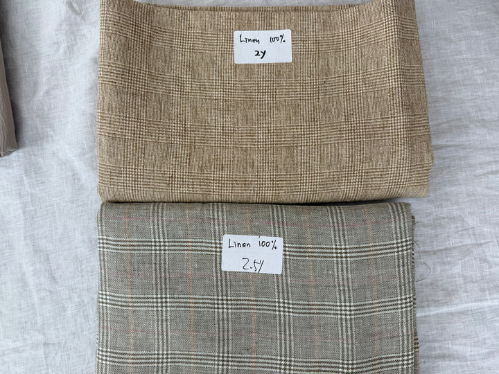 24.5 y of Woven Fabric of Linen - Surprise Box No.45