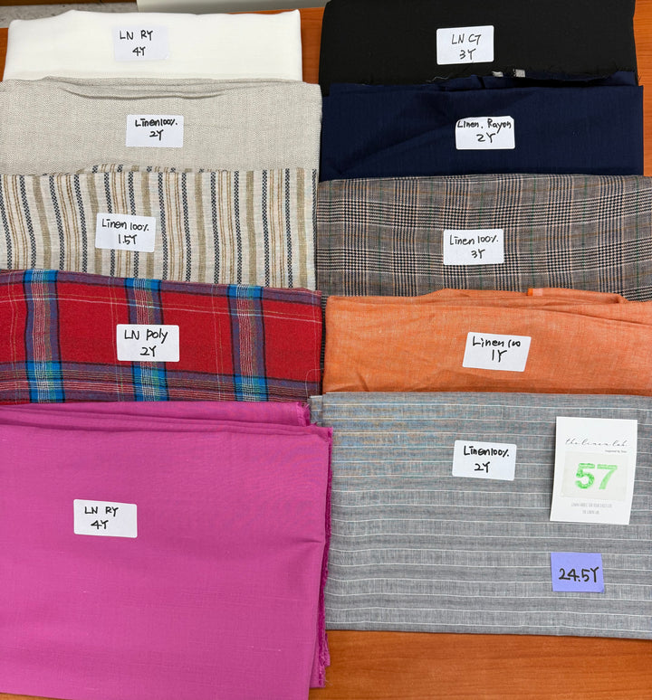 24.5 of Woven Fabric of Linen - Surprise Box No.57