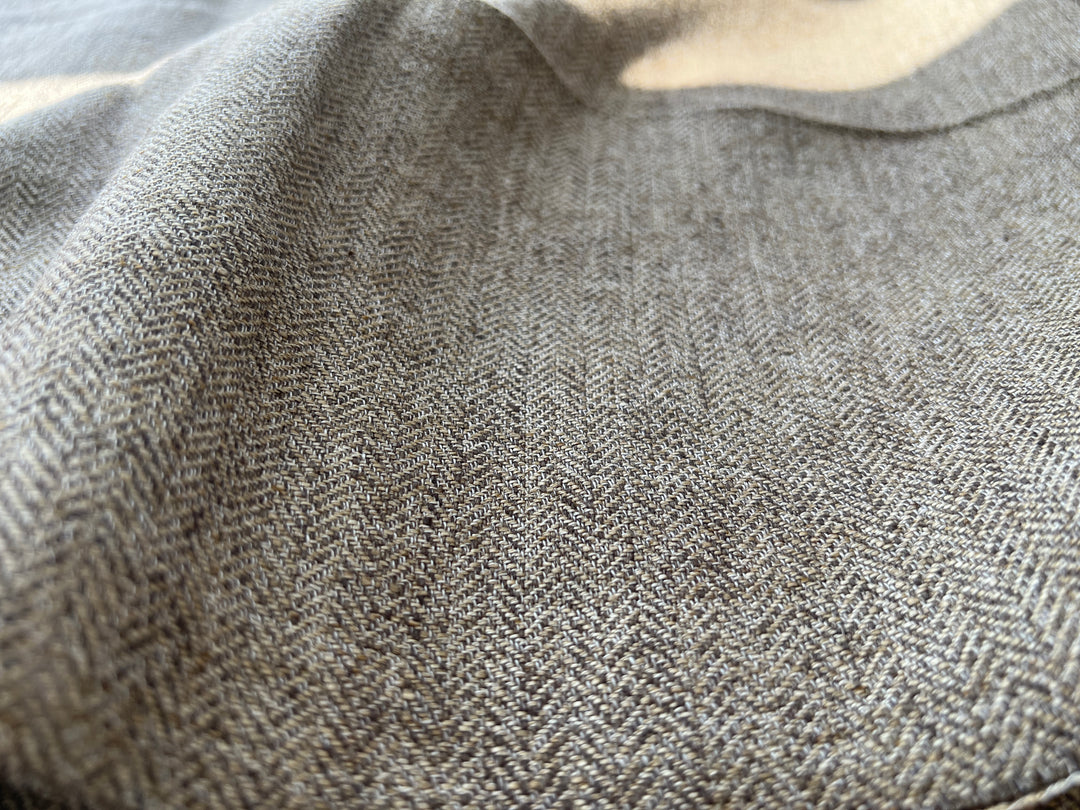 Remnant Fabric #376 - Linen Polyester - 6.2y
