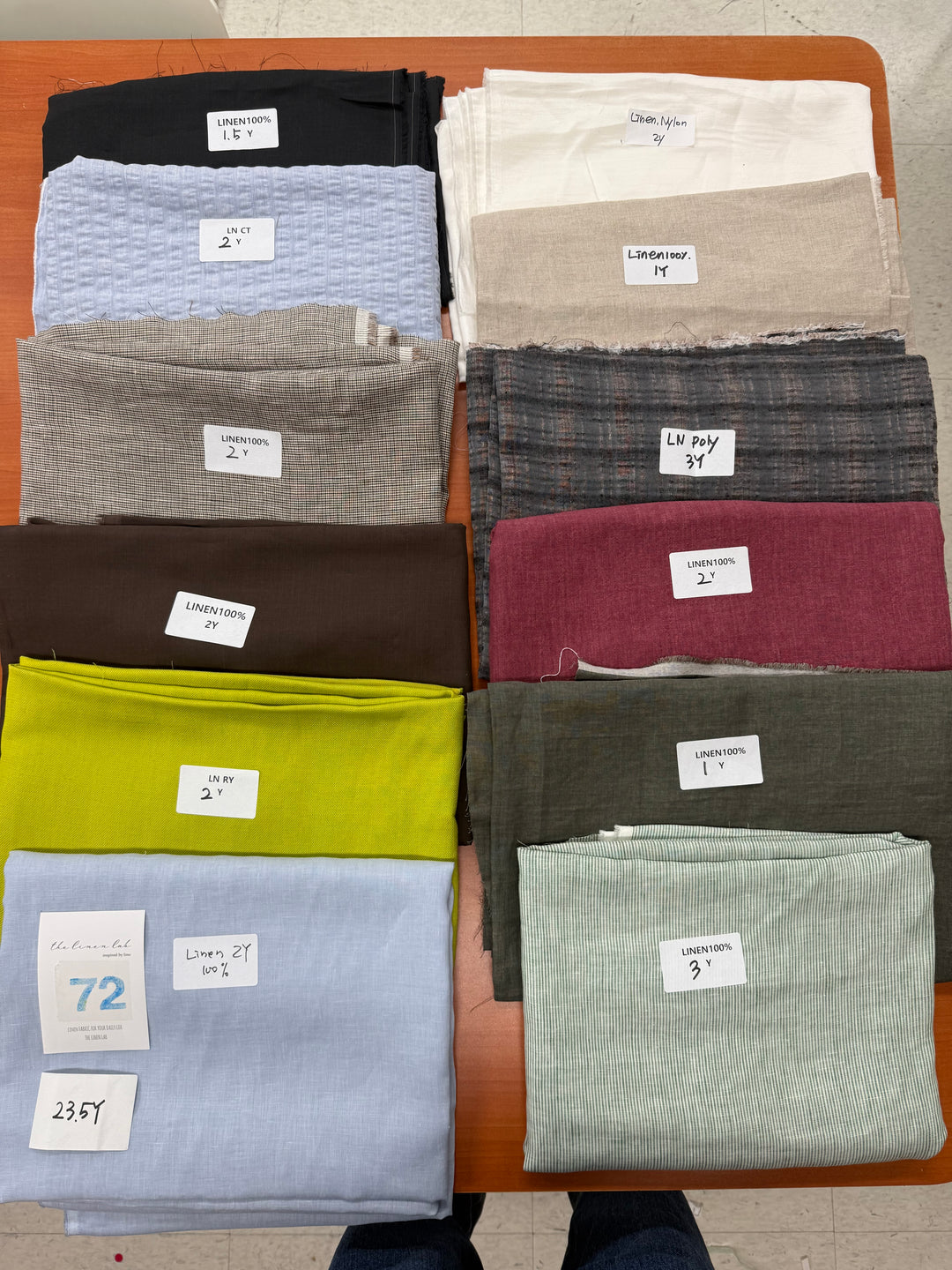 23.5y of Woven Fabric of Linen - Surprise Box No.72