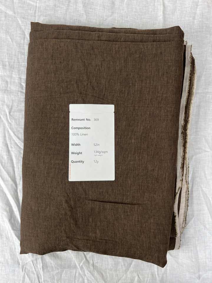 Remnant Fabric #369 - 100% Linen - 12y