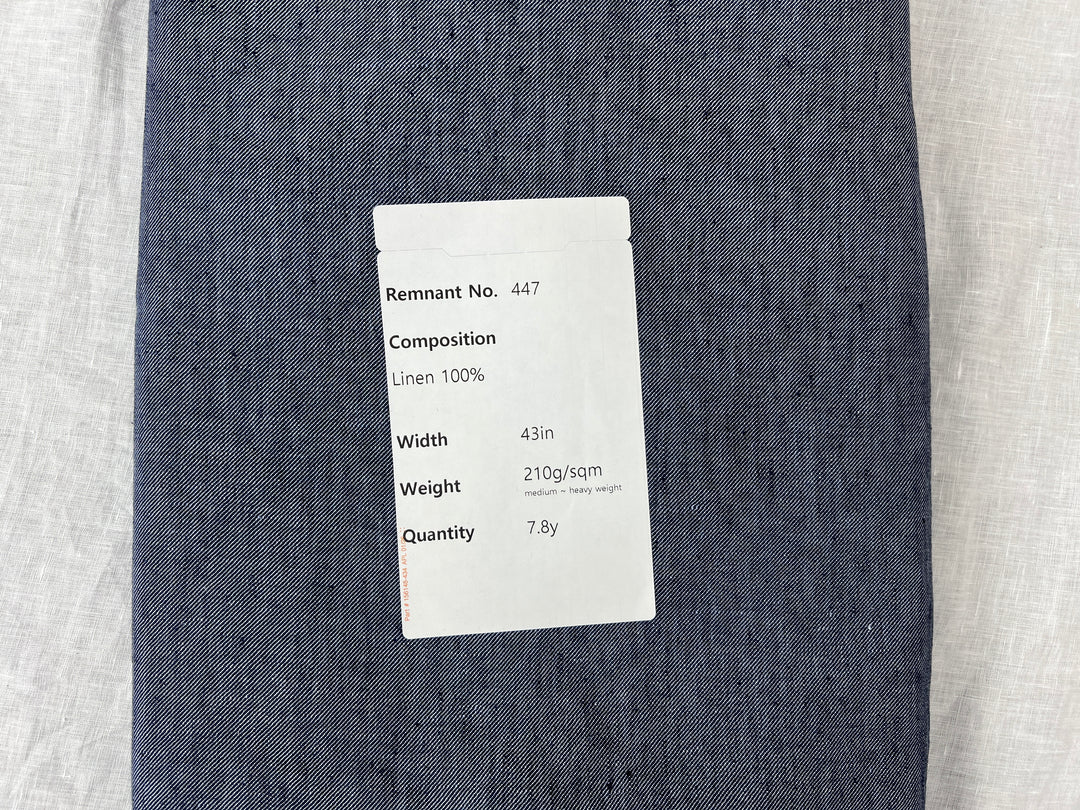 Remnant Fabric #447 - Linen 100%  - 7.8y