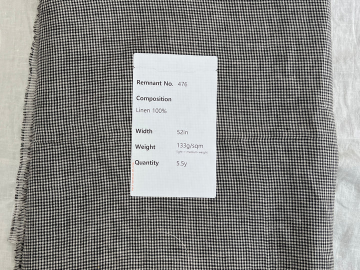 Remnant Fabric #476 - Linen 100%  - 5.5y
