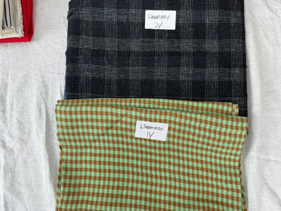 24.5 y of Woven Fabric of Linen - Surprise Box No.41