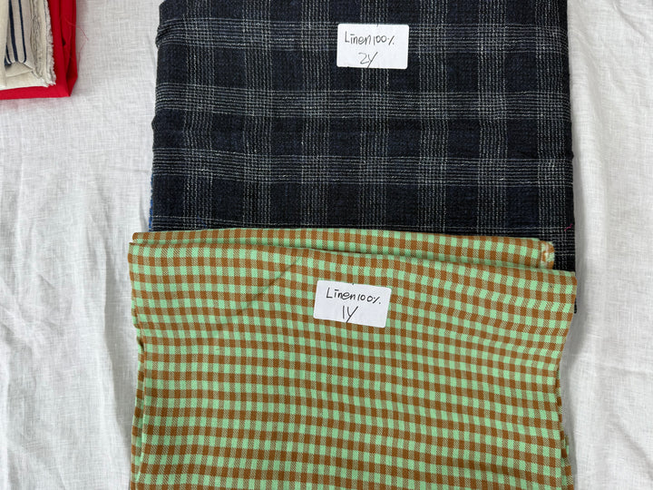 24.5 y of Woven Fabric of Linen - Surprise Box No.41
