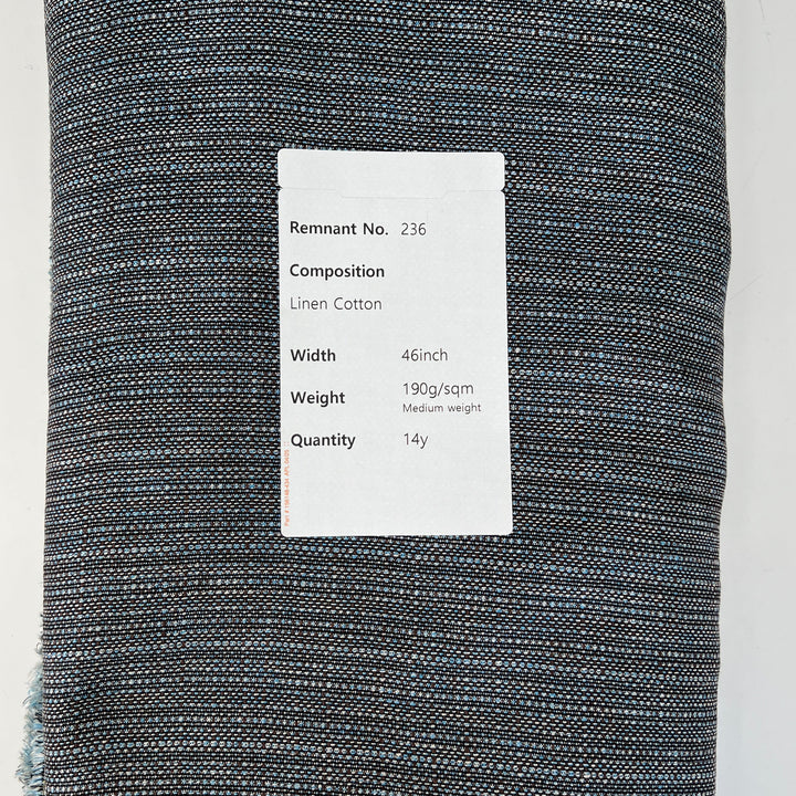 Remnant Fabric #236 -  Linen Cotton 14y