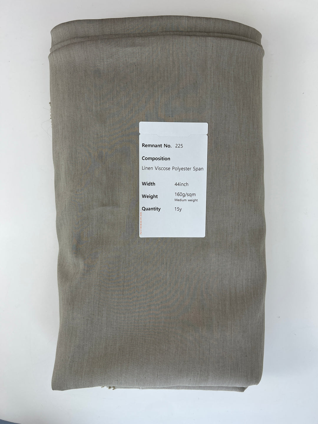 Remnant Fabric #225 - Linen Viscose Polyester Span 15y
