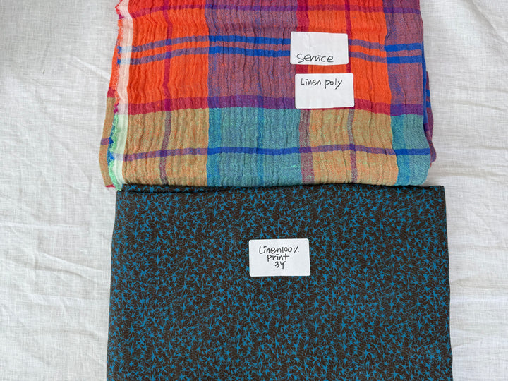 25.5 y of Woven Fabric of Linen - Surprise Box No.50