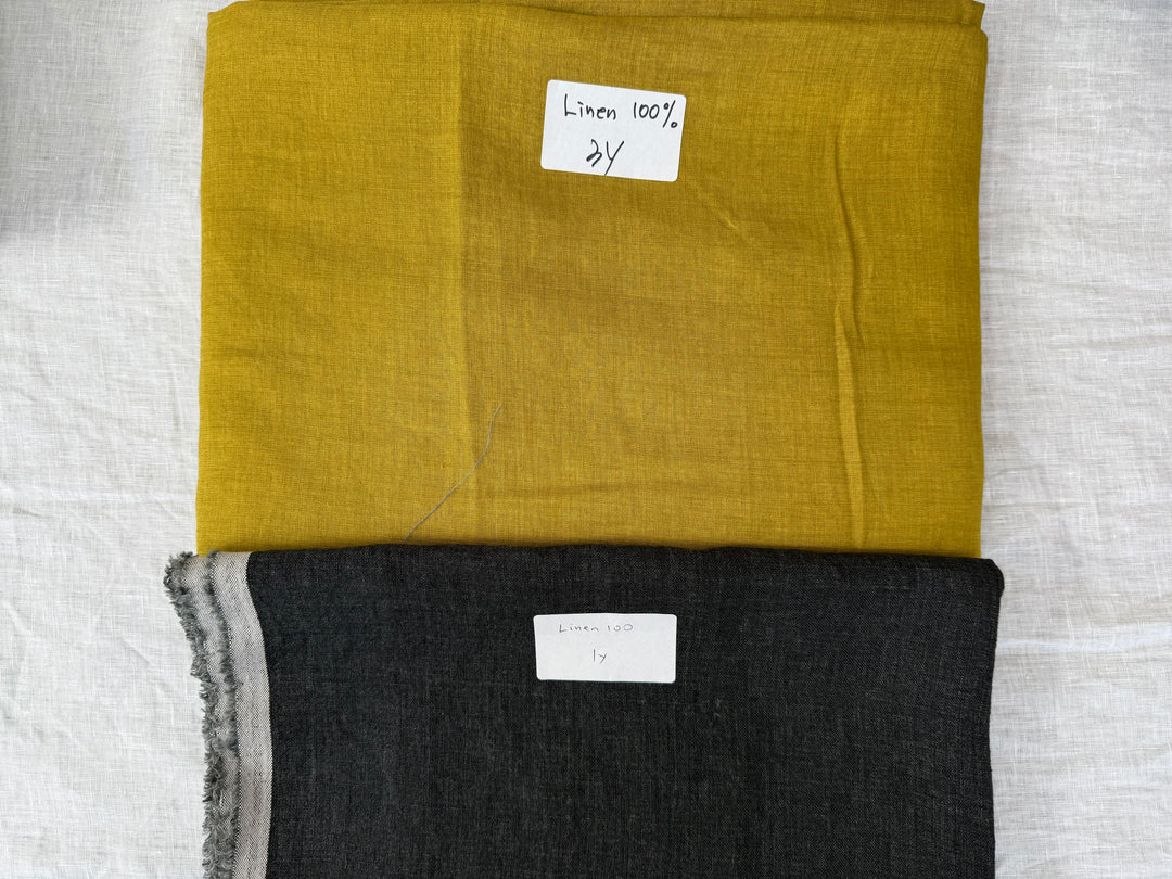 24.5 y of Woven Fabric of Linen - Surprise Box No.51