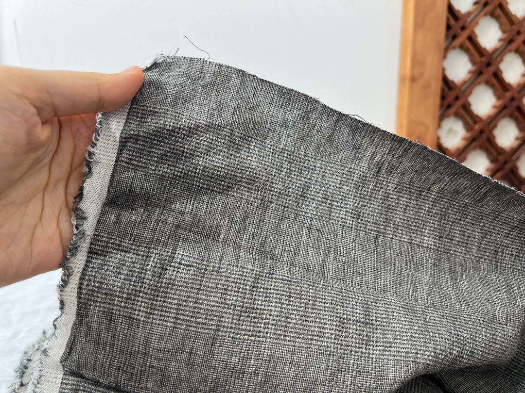 Remnant Fabric #454 - Linen Polyester - 9.5y
