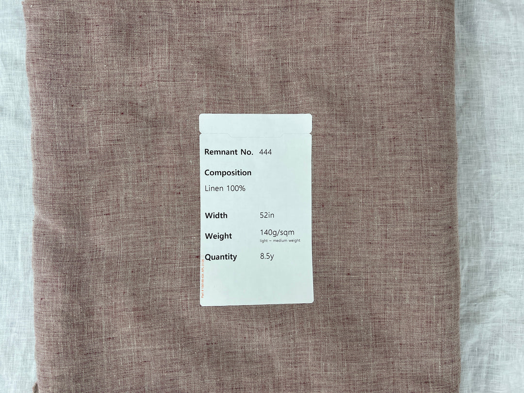 Remnant Fabric #444 - Linen 100%  - 8.5y