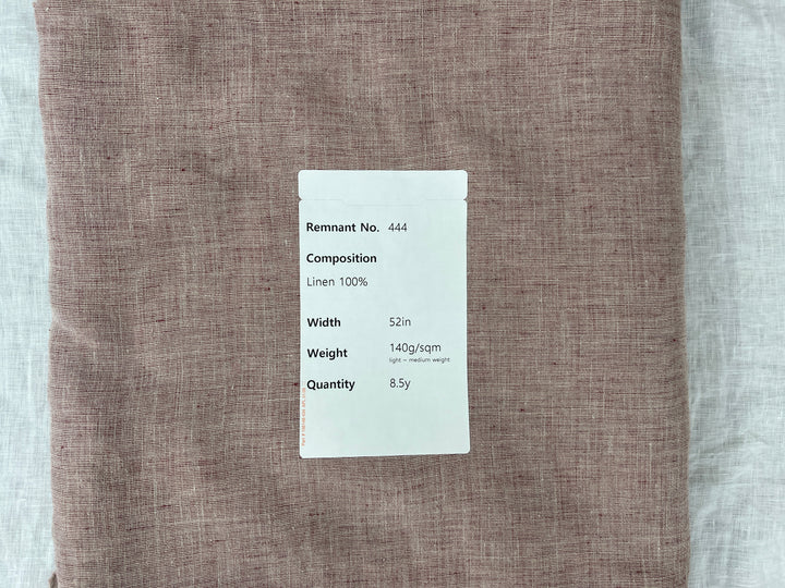 Remnant Fabric #444 - Linen 100%  - 8.5y