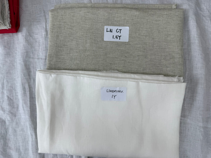 24.5 y of Woven Fabric of Linen - Surprise Box No.41