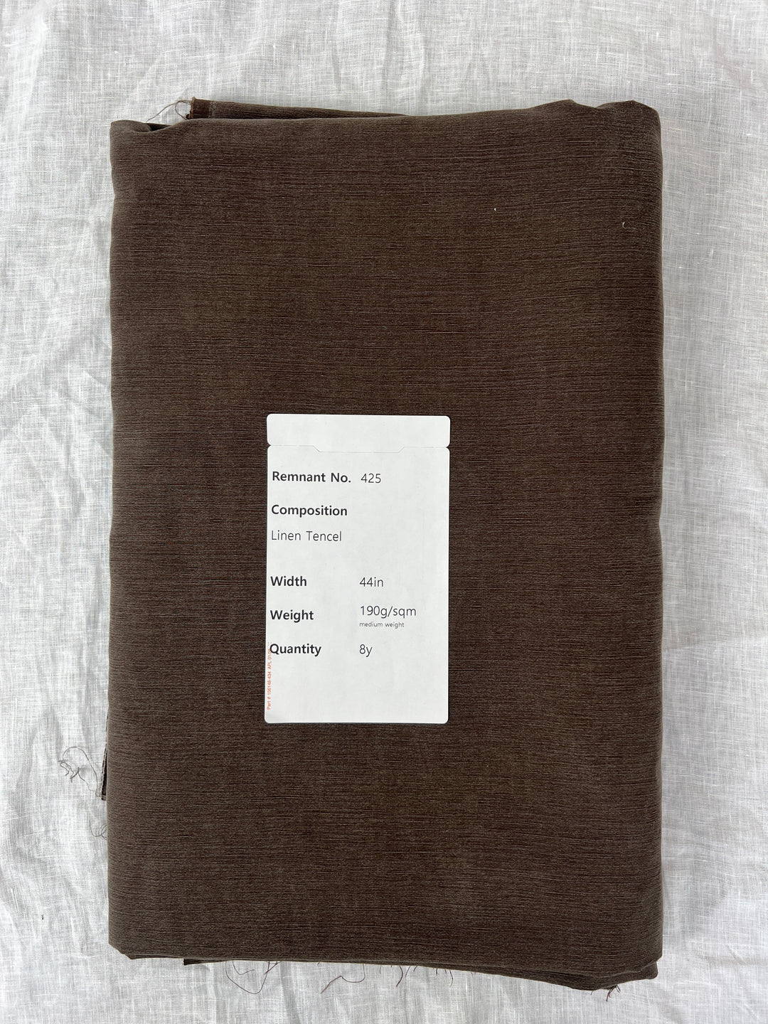 Remnant Fabric #425 - Linen Tencel - 8y