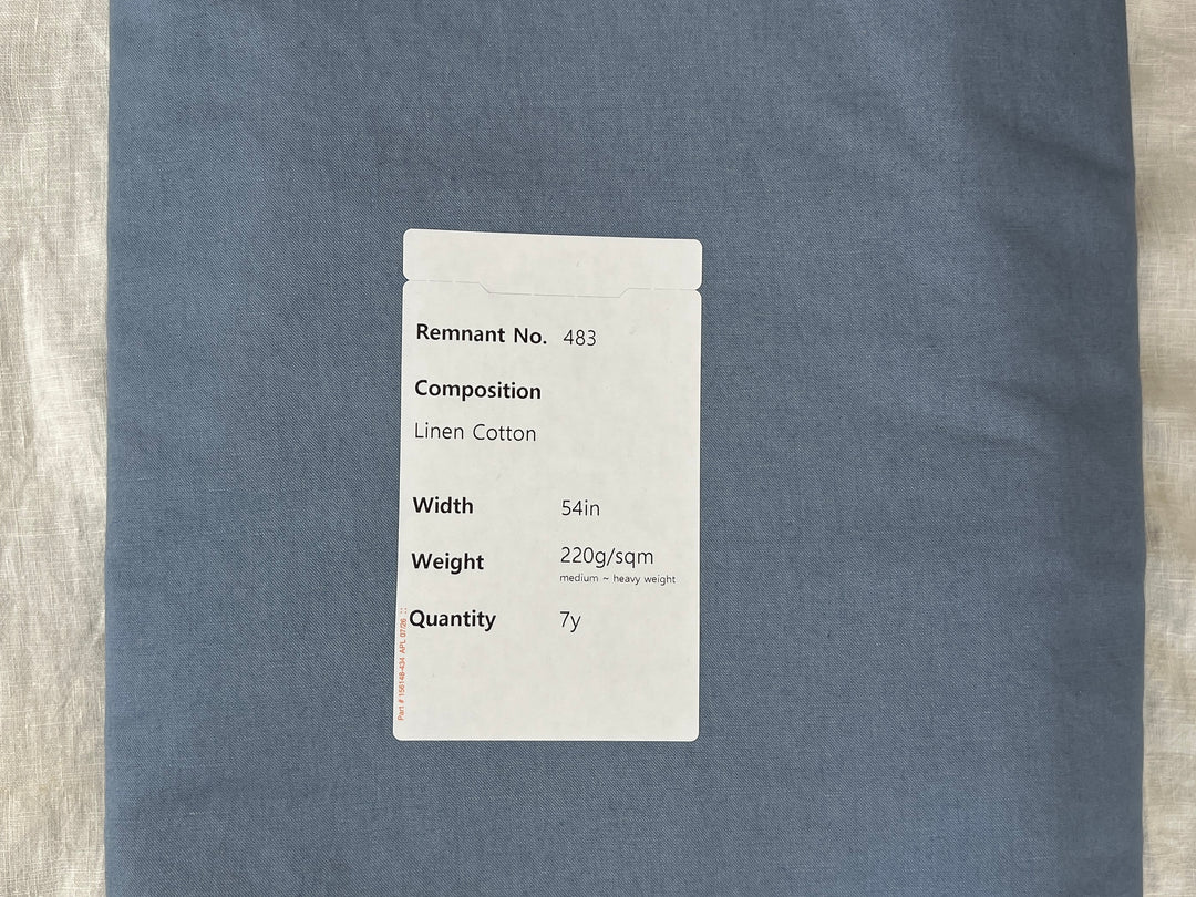 Remnant Fabric #483 - Linen Cotton  - 7y