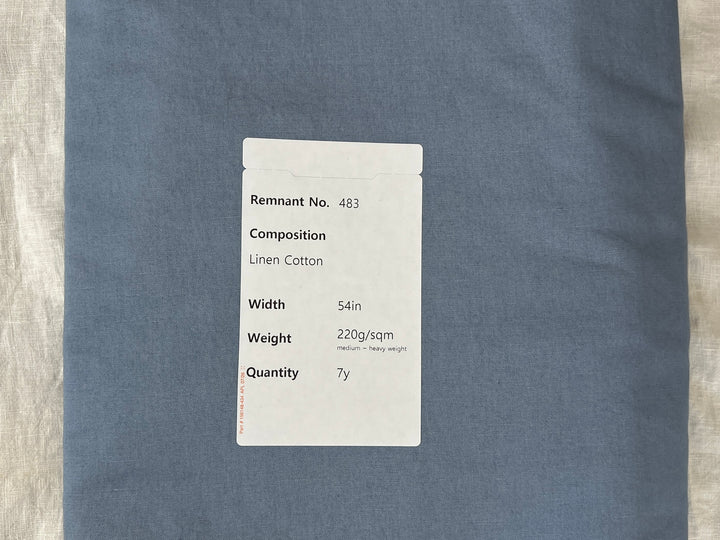 Remnant Fabric #483 - Linen Cotton  - 7y
