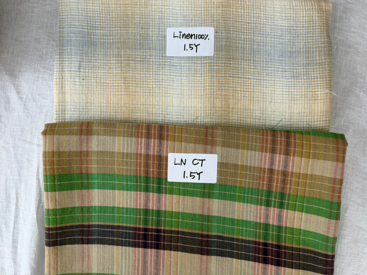 25.5 y of Woven Fabric of Linen - Surprise Box No.38