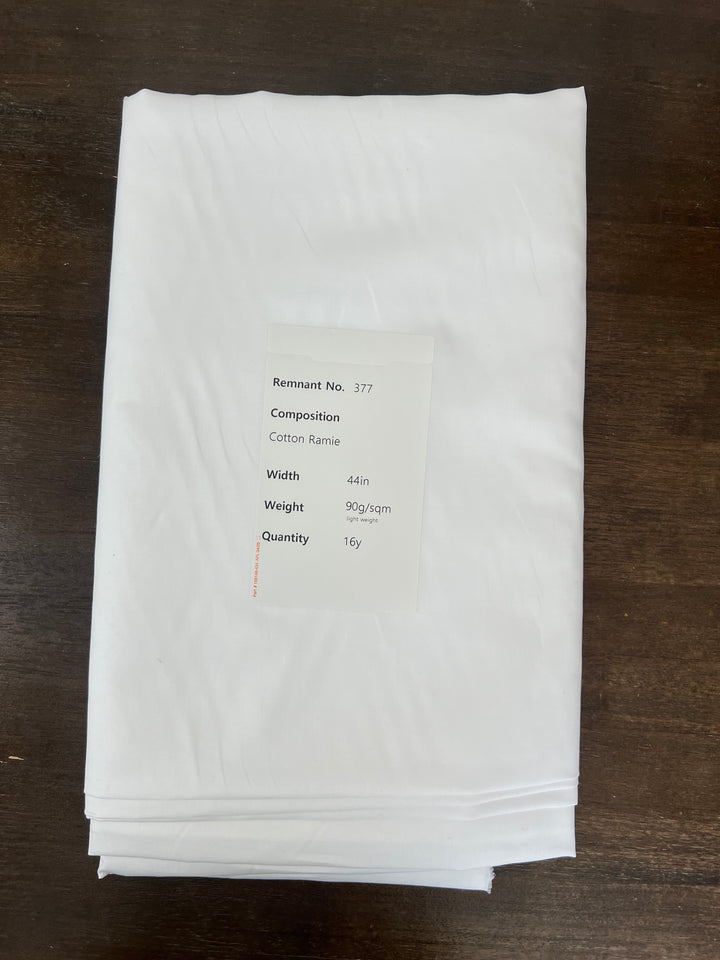 Remnant Fabric #377 - Cotton Ramie - 16y