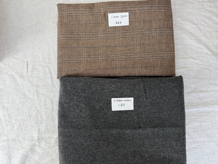 25 y of Woven Fabric of Linen - Surprise Box No.49