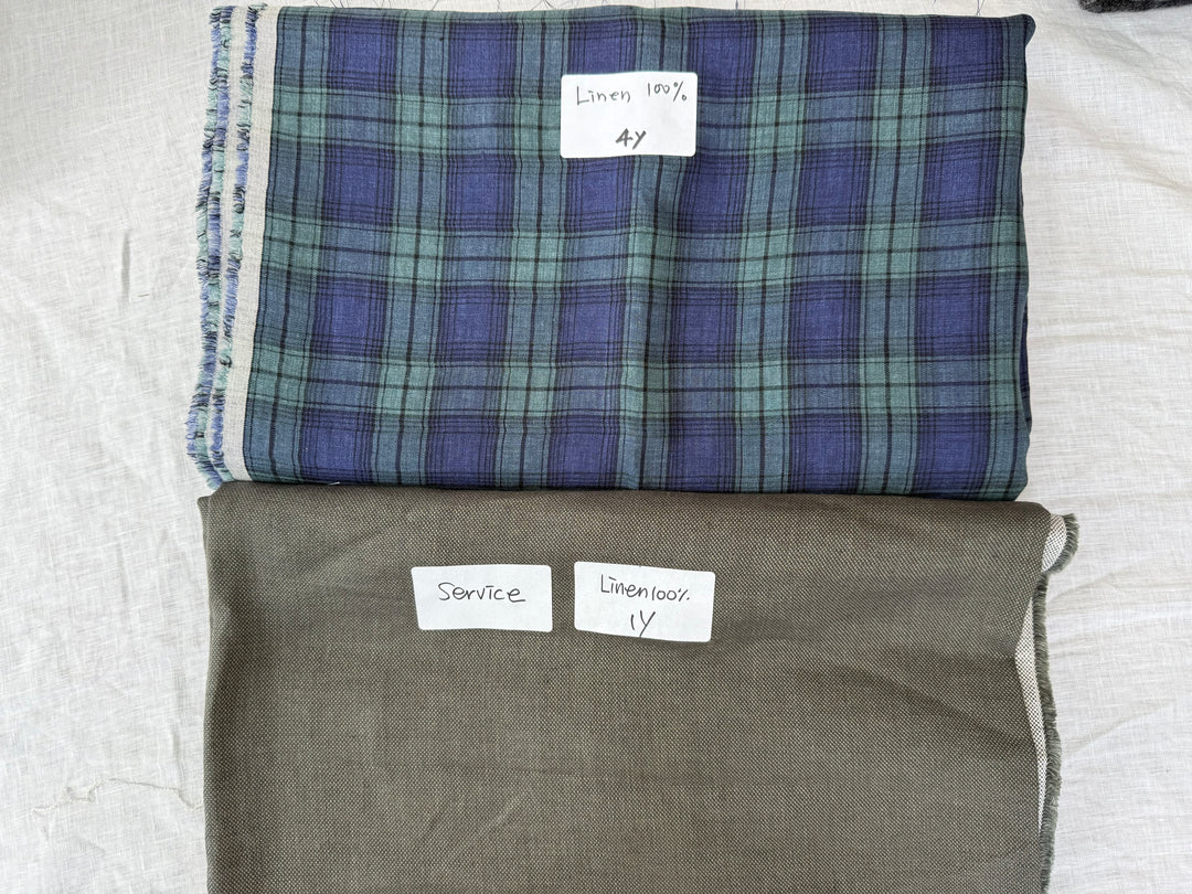 25 y of Woven Fabric of Linen - Surprise Box No.49