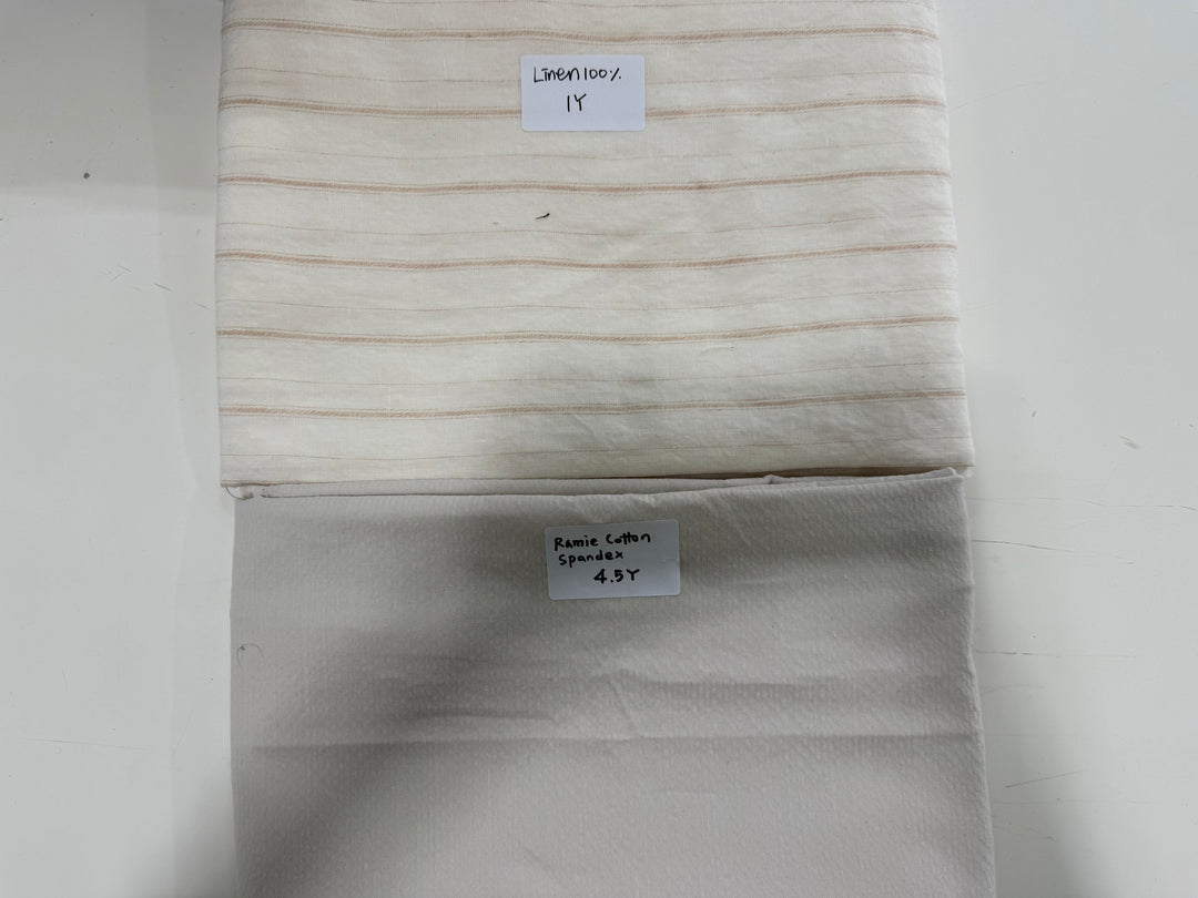 24 of Woven Fabric of Linen - Surprise Box No.63