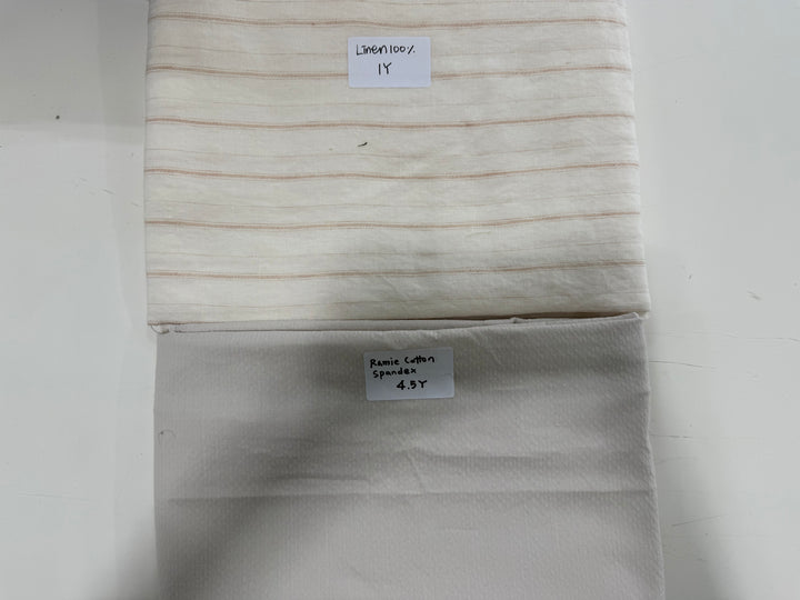 24 of Woven Fabric of Linen - Surprise Box No.63