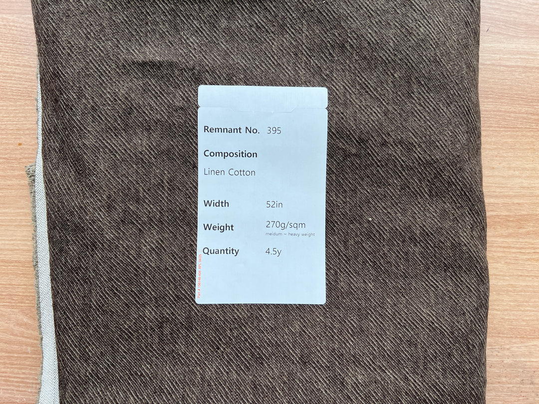 Remnant Fabric #395 - Linen Cotton - 4.5y