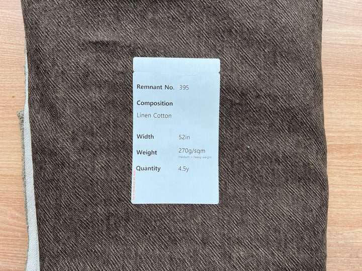 Remnant Fabric #395 - Linen Cotton - 4.5y