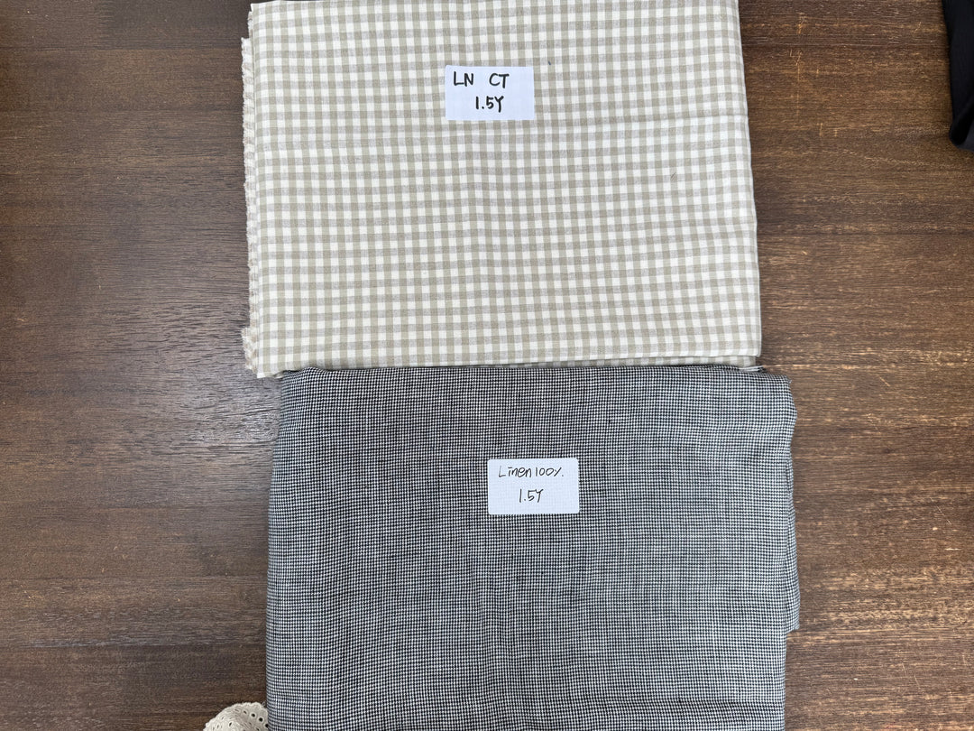24.5 y of Woven Fabric of Linen - Surprise Box No.18