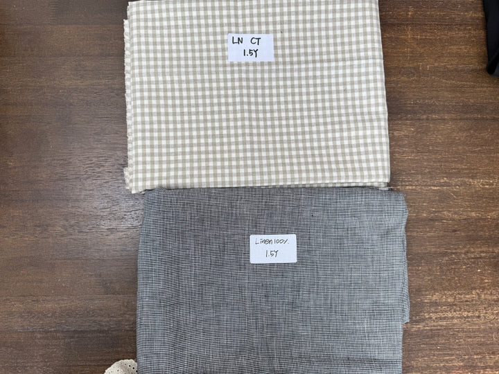 24.5 y of Woven Fabric of Linen - Surprise Box No.18