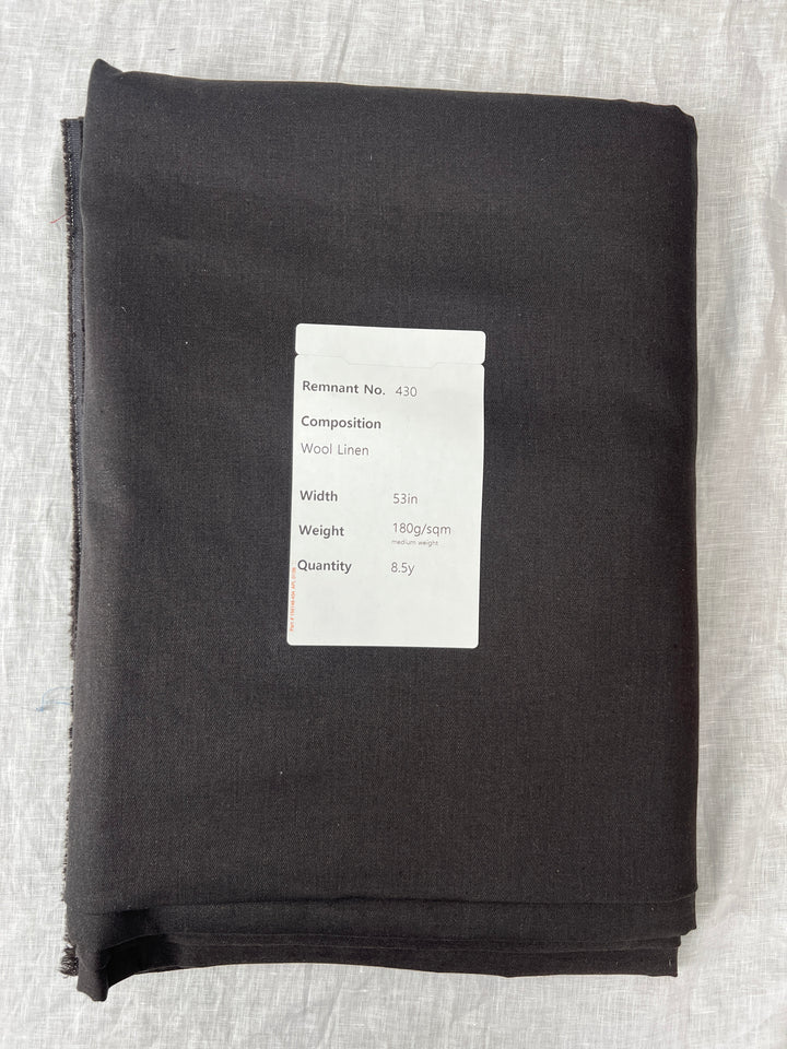 Remnant Fabric #430 - Wool Linen  - 8.5y