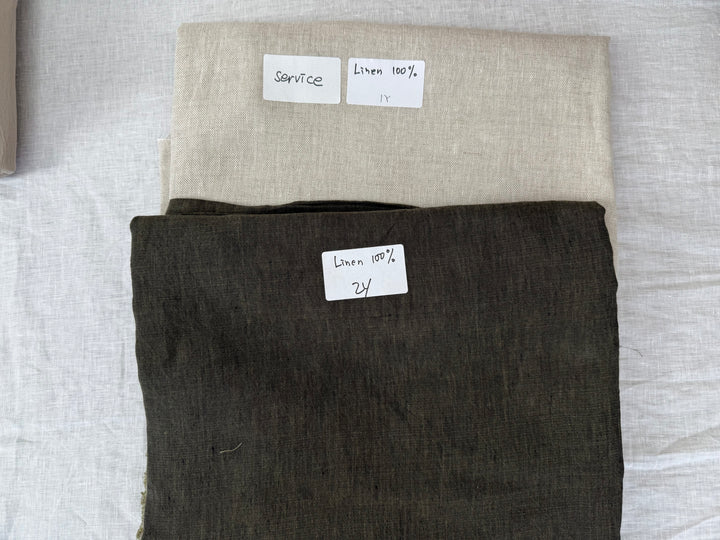 24.5 y of Woven Fabric of Linen - Surprise Box No.45