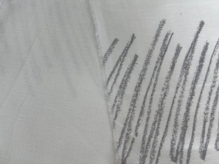 Remnant Fabric #337 - 100% Linen 21y