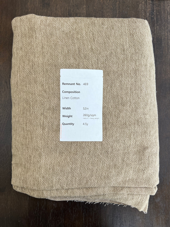 Remnant Fabric #469 - Linen Cotton - 4.5y