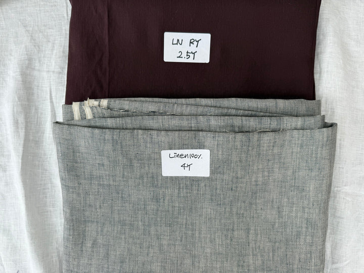 25.5 y of Woven Fabric of Linen - Surprise Box No.38