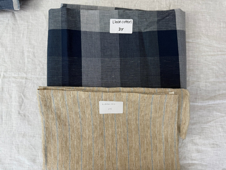 21.5y of Woven Fabric of Linen - Surprise Box No.52