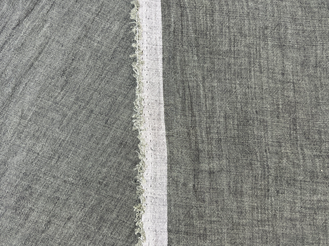 Remnant Fabric #448 - Linen 100%  - 9y