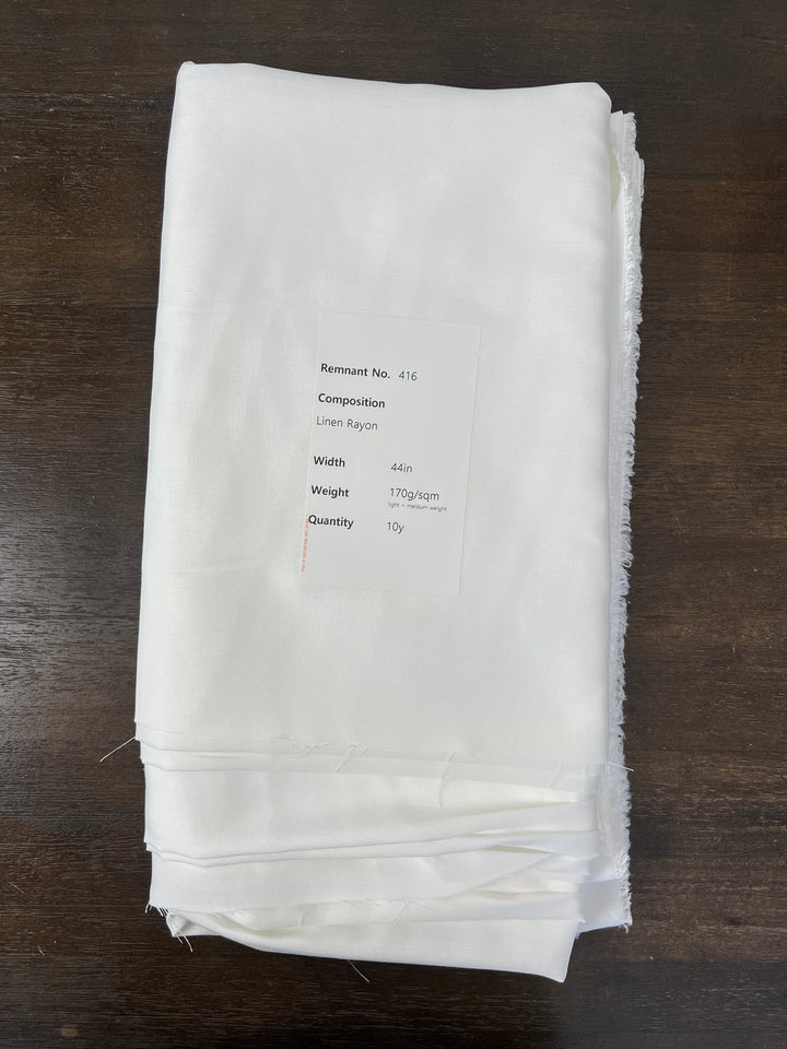 Remnant Fabric #416 - Linen Rayon - 10y