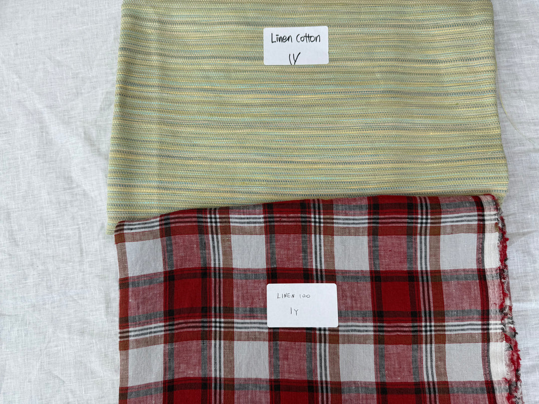 24 y of Woven Fabric of Linen - Surprise Box No.47