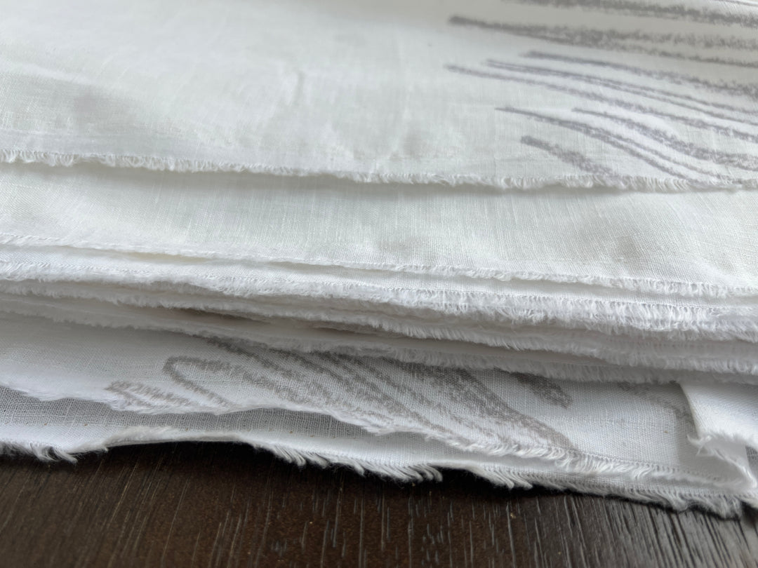 Remnant Fabric #337 - 100% Linen 21y