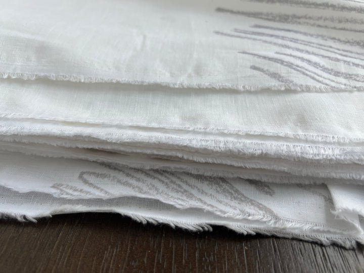 Remnant Fabric #337 - 100% Linen 21y