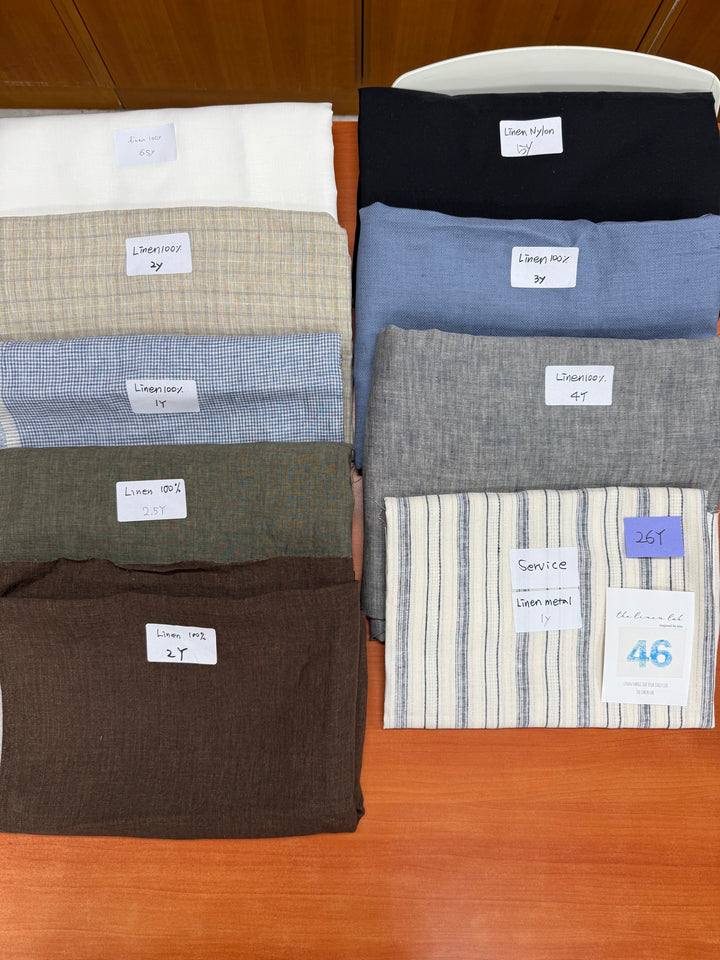 26 y of Woven Fabric of Linen - Surprise Box No.46